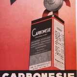 Stessa potenza dell'omino che invece "ritrae" il Carbonesie, digestivo che si autoannuncia ai consumatori con tanto di tromba in mano